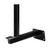 huihui1 Wall Mounted Shelve Brackets-Heavy Duty Bracket-Bench Table Support Wall Mounted-2pcs-Stainless Steel-Widening and Thickening-with Screws-Board are Not Included-