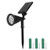 TEANQIkejitop Solar Spot Lights Outdoor- Solar Landscape Lights Solar Spotlight Waterproof Solar Lights Outdoor Decorative for Pathway Walkway Patio  and  Lawn- Tree- Garden- Driveway- Stairs- Pool