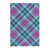 DPQZ 300 Piece Jigsaw Puzzles for Adults Teens Blue Pink Check Plaid Abstract Tartan Picture Handmade Gifts Large Puzzle Game
