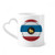 Thailand Made in Thailand Elephant Shield Mug Coffee Ceramic Drinkware Glass Heart Cup