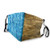 Fashion Facial Windproof mask decorations Unisex-Summer House Seem Swimming Pool With Wooden Seem Deck Image-S