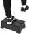 GOTOTOP Folding Step Stool- Portable Black Plastic Folding Step Up Stool Step Grips Folding Step Riser Stool Step Ladder for Kitchen Bathroom Toilet Travel Use- 300lb Loading Capacity