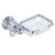 AUSWIND Antique Chrome Soap Dish Brass Clear Crystal Wall Mounted Bathroom Accessories WT