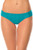 Becca by Rebecca Virtue Women's Ritual Tab Side Hipster Bikini Bottom Teal M