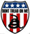 Don't Tread ON ME Bumper Sticker/Decal Shield American Flag Shield Bumper Sticker
