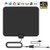 TV Antenna for Digital TV Indoor, 120 Miles TV Antenna Indoor Amplified HDTV Antenna, Digital HDTV Antenna Long Range with Amplifier Signal Booster - 16.6 Feet Coax Cable/USB Power