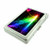 Electric Rainbow Paint Brush Em1 Hip Silver Cigarette Case With Built In Lighter 4.75" X 2.75" Id Holder Metal Wallet RFID Protection