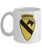 1st Cavalry Division Coffee Mug - 1st CAV Ranger Tab