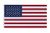 SUMONO American Flag 6x10 ft, Embroidered Stars and Sewn Stripes, Brass Grommets 210D Oxford Nylon USA Flag