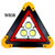 Portable Flood Lamp COB Work Light Triangle Warning Light (Black Yellow 3COB)