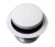 Westbrass D3322-50 1-1/2-Inch NPSM Coarse Thread Tip-Toe Bath Drain, Powder Coat White
