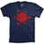 Guerrilla Tees D20 Atom Shirt Funny Tshirts dice Game Shirt Board Games- Navy- 2X-Large