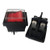 2pcs KEDU HY12 4Pins 10A 125/250V Waterproof Industrial Electric Rocker Push Button Switches for Electric Power Tools 6.3 Tab