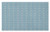 Ambesonne Geometric Doormat- Monochrome Plaid Pattern with Classic Houndstooth Squares Check Print- Decorative Polyester Floor Mat with Non-Skid Backing- 30" X 18"- Petrol Blue and White