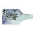 Ambesonne Watercolor Cutting Board- Paint Splashes of Leaves in Violet Tones- Decorative Tempered Glass Cutting and Serving Board- Wine Bottle Shape- Ceil Blue White