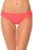 Becca by Rebecca Virtue Women's Ritual Tab Side Hipster Bikini Bottom Coral XL