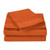Superior Regal Greek Key Embroidered Sheet, Queen, Rust
