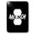 3dRose Mensch. White paint lettering on a black background. - Light Switch Covers -lsp-338472-6-