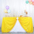 Tablecloth Rectangle 60x102 inch Sequin Tablecloth Disposable Rustic Table Cloths Party Table Cover Circle Tablecloth Glitter Tablecloth for Birthday Party Halloween Christmas -60x102 inch- Yellow-