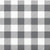 Creative Converting Gray and White Buffalo Check Beverage Napkins- 16 ct- 5"