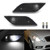 Xenon White Led Side Marker Lights for 2010-13 Mercedes Benz W212 Pre-LCI E-Class Smoked Lens Front Fender Marker Lamps with T10 Bulbs OEM fit