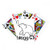 DIYthinker Thailand Easy Elephant Shield Poker Playing Magic Card Fun Board Game