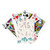 DIYthinker Beige Flower Plant Paint Poker Playing Magic Card Fun Board Game