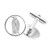DIYthinker Biggest Bird Paint Cold Round Button Cuff Clip Stud Cufflinks