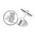 DIYthinker Bird Paint Flying Line Black Round Button Cuff Clip Stud Cufflinks