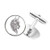 DIYthinker Cat Human Paint Quiet Round Button Cuff Clip Stud Cufflinks