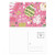 Colorful Flower Plant Paint Postcard Set Birthday Mailing Thanks Greeting Card