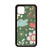 Dark Green Flower Plant Paint for iPhone 11 Pro Max Cover for Apple Mobile Case Shell