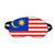 Malaysia National Flag Asia Country Sleep Eye Shield Soft Night Blindfold Shade Cover