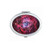 Rose Red Monoceros Rosette Nebula Pattern Mirror Portable Fold Hand Makeup Double Side Glasses