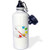 3dRose Anne Marie Baugh - Illustrations - Painters Palette with Paint Brush Illustration - 21 oz Sports Water Bottle -wb-264860-1-
