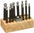 SE JT3414DP Dapping Block and Punch Set (14 Piece)
