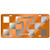 Craftique Tennessee Volunteers Checkerboard Laser Cut License Plate - Orange