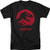 Jurassic Park T Rex Logo T Shirt  and  Stickers -Medium- Black