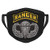 Us Army Ranger Tab with Airborne Wings Adult Reusable Face Mask Bandana Face Mask Black Border Mouth Mask