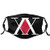 Hunter x Hunter Logo Face Shield Unisex Outdoor Multiple Sets Dust Mask Black