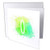 3dRose Stamp City - Typography - Monogram Letter O Inside a Shades of Green and Yellow Paint Splash. - 12 Greeting Cards with envelopes -gc-324861-2-