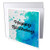 3dRose Happy Birthday with a Blue Watercolor Paint Splotch as. - Greeting Cards -gc-326853-2-