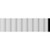 4 3/4"H x 1"P x 94 1/2"L Lyon Fluted Panel Moulding