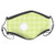 Fillter Face Cloth For Adults and kids-Abstract Textile Pattern Scottish Ethnic Four-Pointed Checks Artsy Motif-Cold Mouth Dustproof Double Protection-6 filters 7-12Y