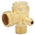 Excellent replacement Air Compressor Brass Three-way Unidirectional Check Valve Connect Pipe Fittings