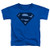 Superman Blue Shield Unisex Toddler T Shirt for Boys and Girls- Large -4T-