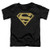 Superman Gold  and  Black Shield Unisex Toddler T Shirt for Boys and Girls- Large -4T-