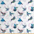 Lunarable Hummingbirds Fabric by The Yard, Tropical Animal Pattern Wildlife Inspirations Exotic Flying Creatures Print, Decorative Fabric for Upholstery and Home Accents, 3 Yards, Multicolor