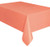 Unique Industries 99233 Coral Plastic Tablecloth- 108" x 54"