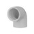 Charlotte Pipe 3/4" 90 Degree Elbow Pipe Fitting - -Socket x Socket- Contract Pack Schedule 40 PVC Pressure Durable- Easy to Install- and High Tensile for Home or Industrial Use -10 Unit Pack-